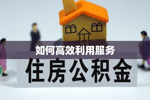 代县如何高效利用服务