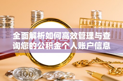 代县全面解析如何高效管理与查询您的公积金个人账户信息